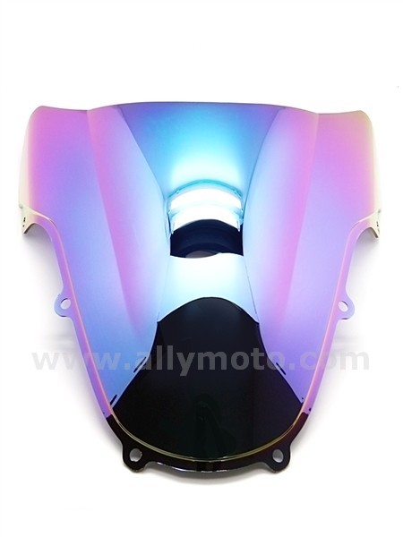 Suzuki GSXR 1000 Iridium Rainbow Double Bubble Windscreen Shield 2000-2002-2